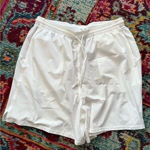 lululemon athletica White Athletic Shorts